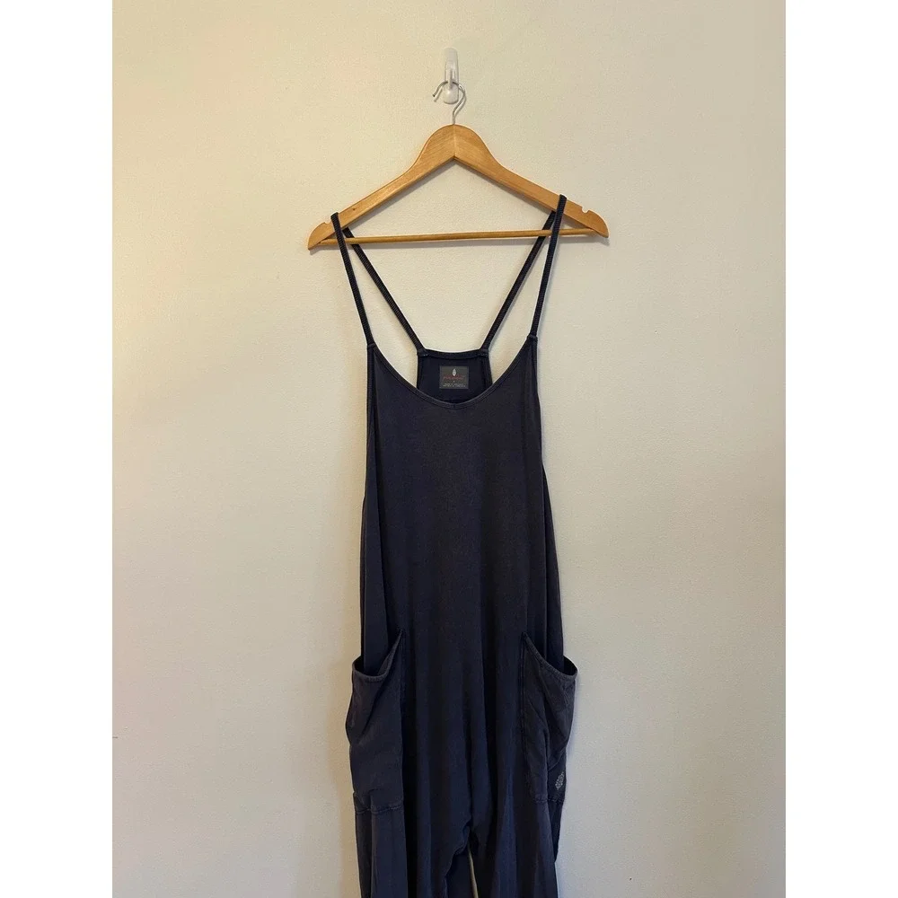 FP Movement x Free People Hot Shot Onesie in Supernova Navy Blue | Size Large